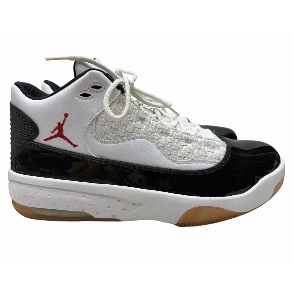 Air Jordan Max Aura 2‎ White Black Retro Sneaker Shoe CK6636-102 Men's Size 13
